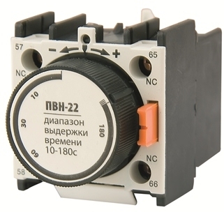 TDM ELECTRIC SQ0708-0036 Приставка выдержки времени ПВН-22 ( откл.10-180 сек) 1з+1р TDM